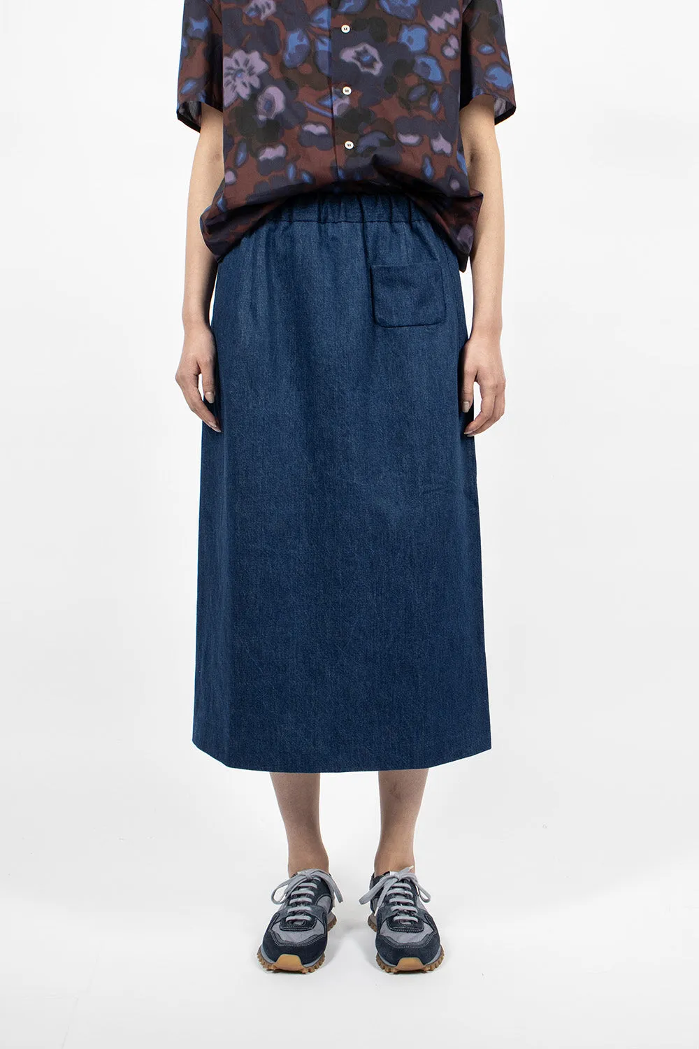 Stylish Blue Denim A-Line Skirt for Effortless Everyday Fashion