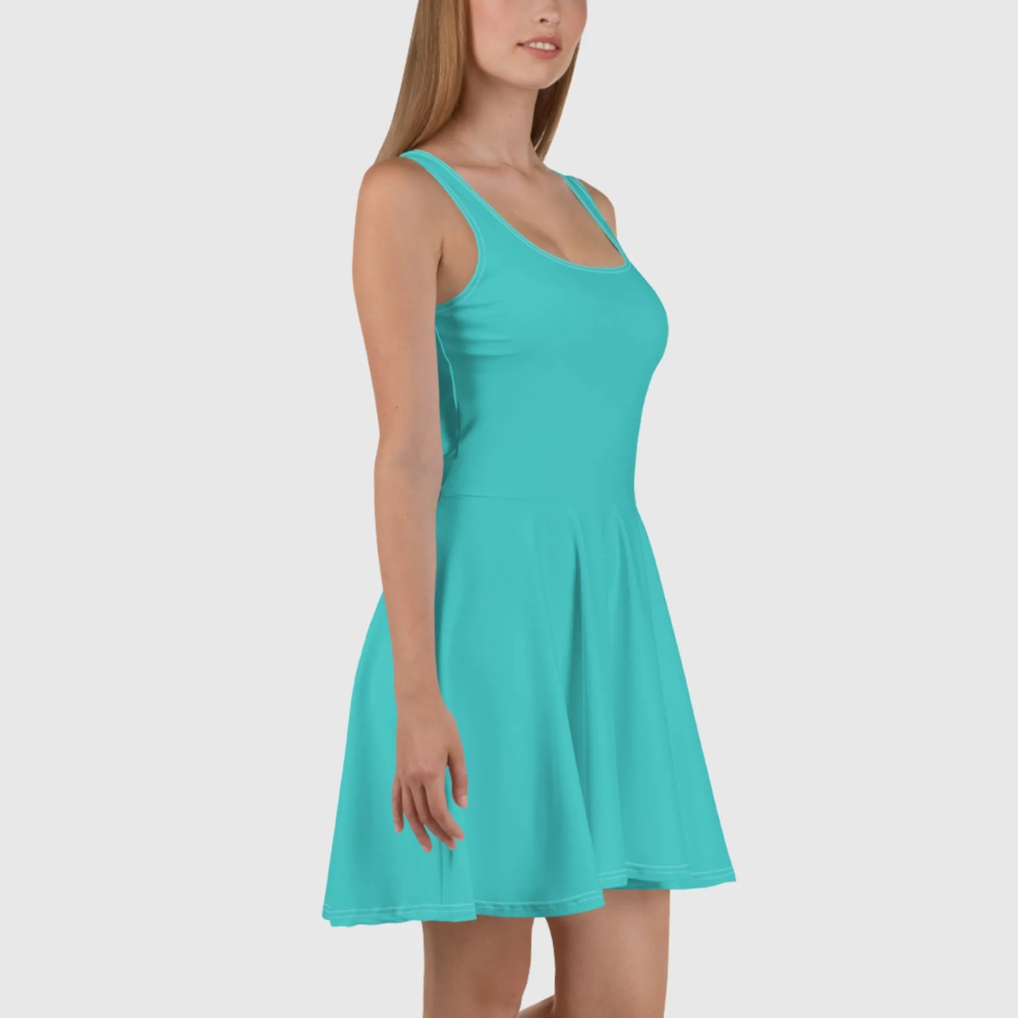 Skater Dress - Turquoise