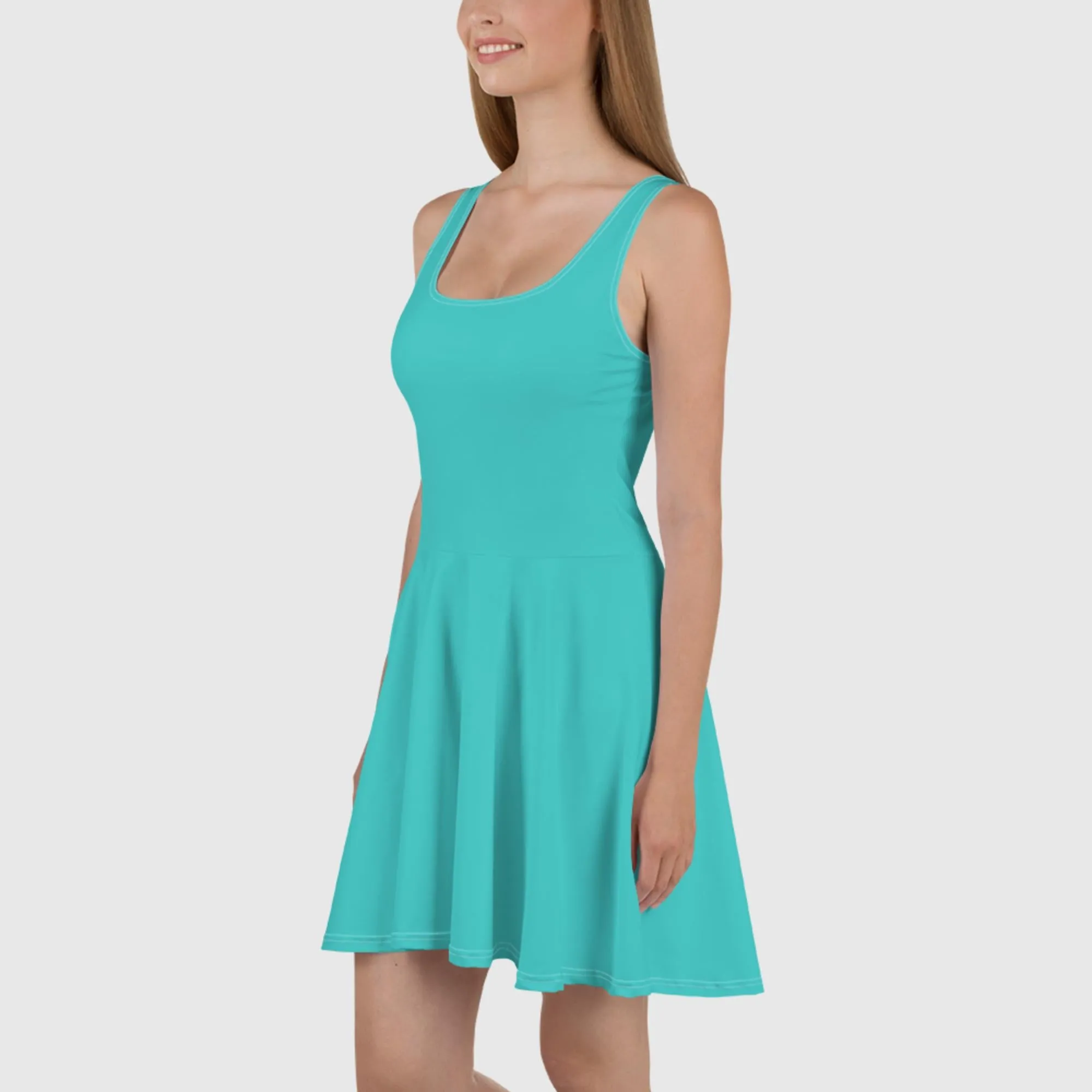 Skater Dress - Turquoise