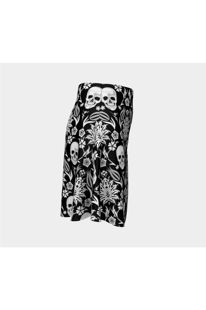 Skull Garden Flare Skirt