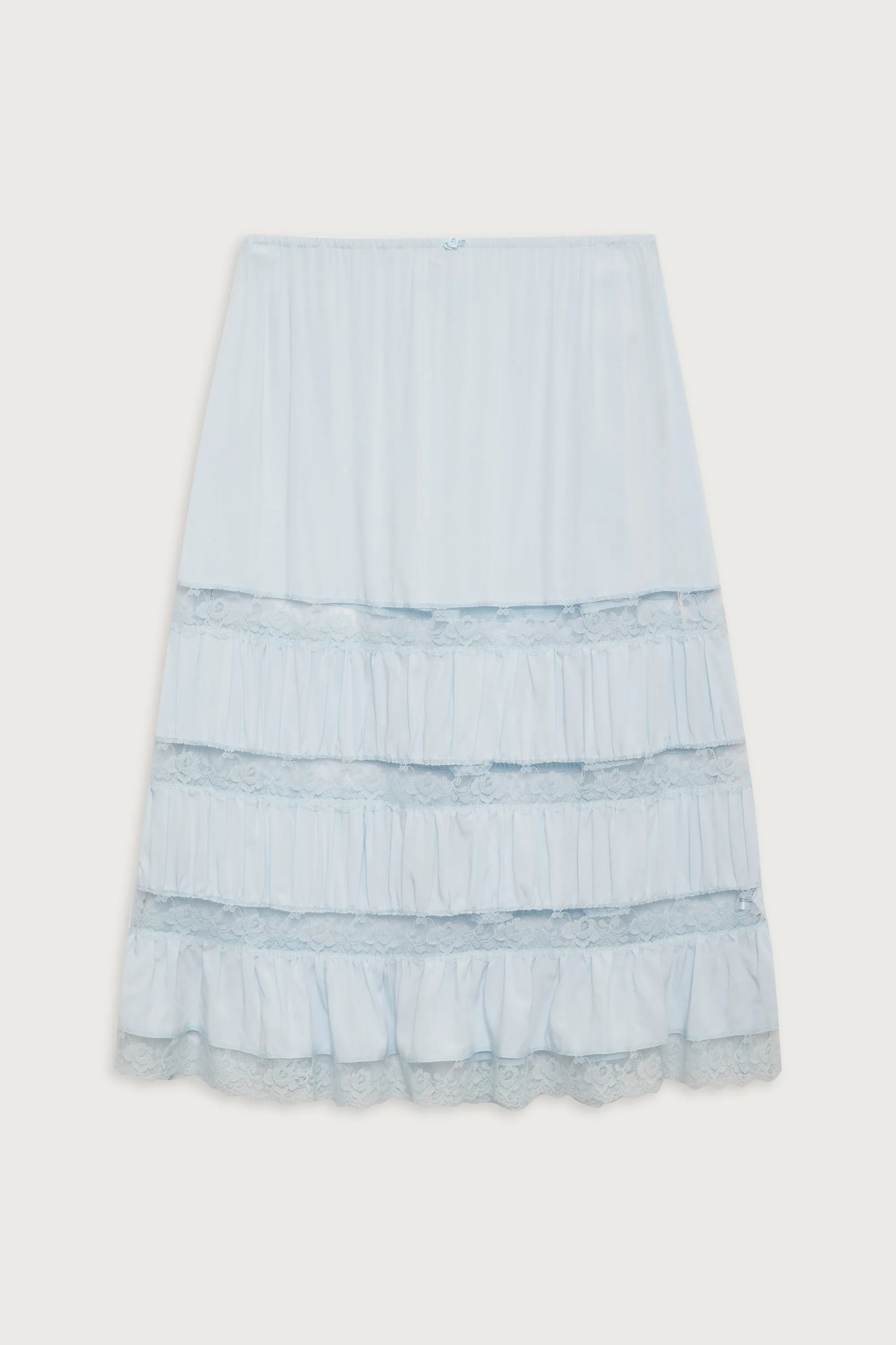 Solstice Midi Skirt - Blue Porcelain