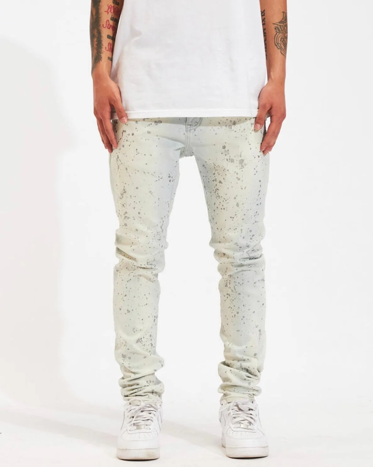 Splattered Denim