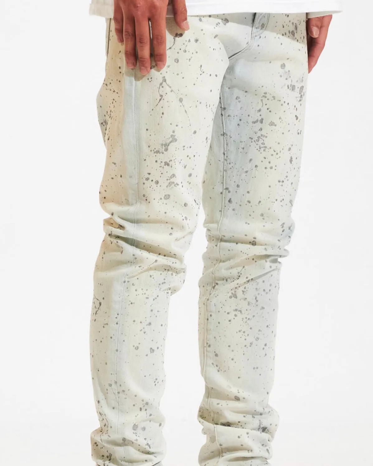 Splattered Denim