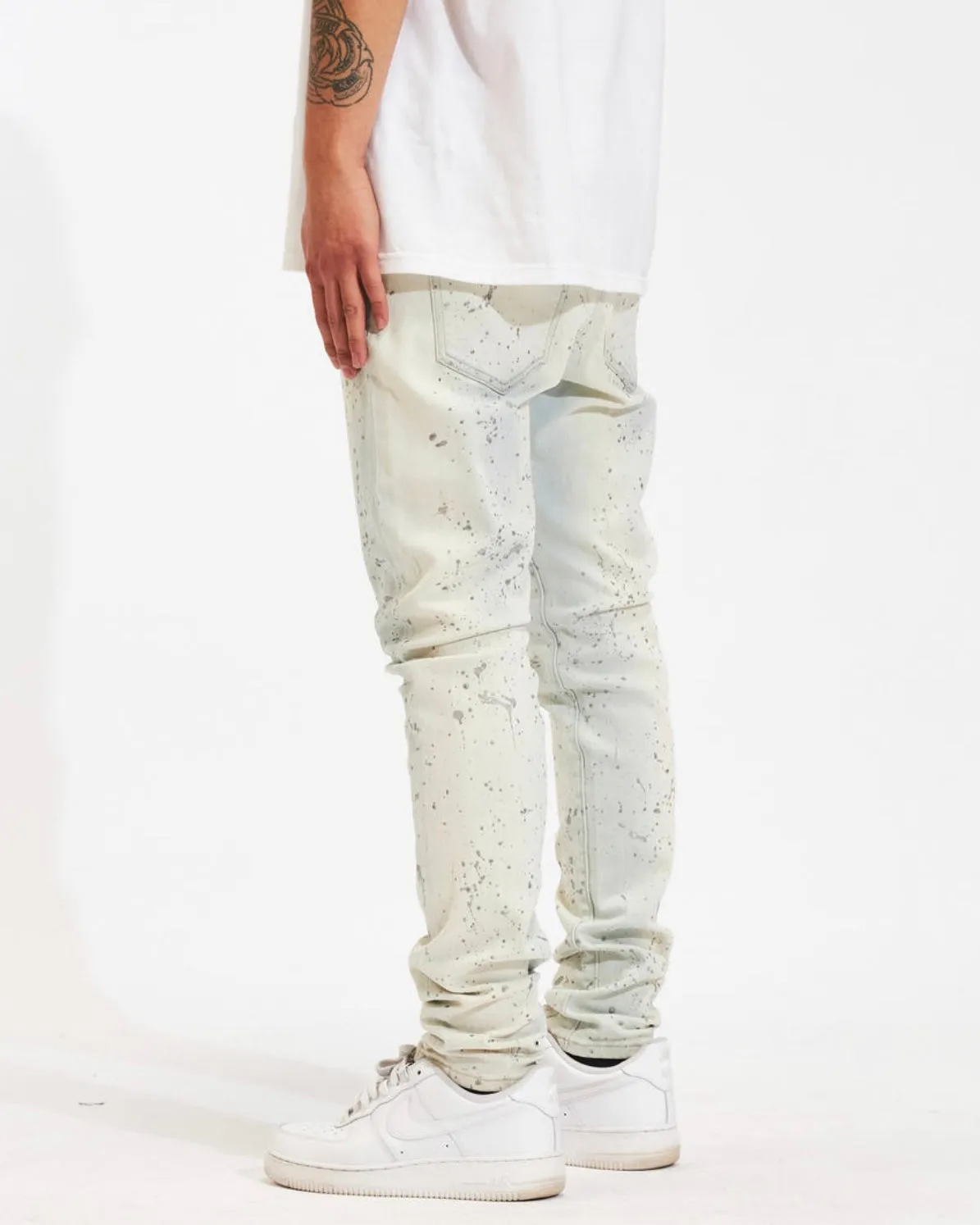 Splattered Denim