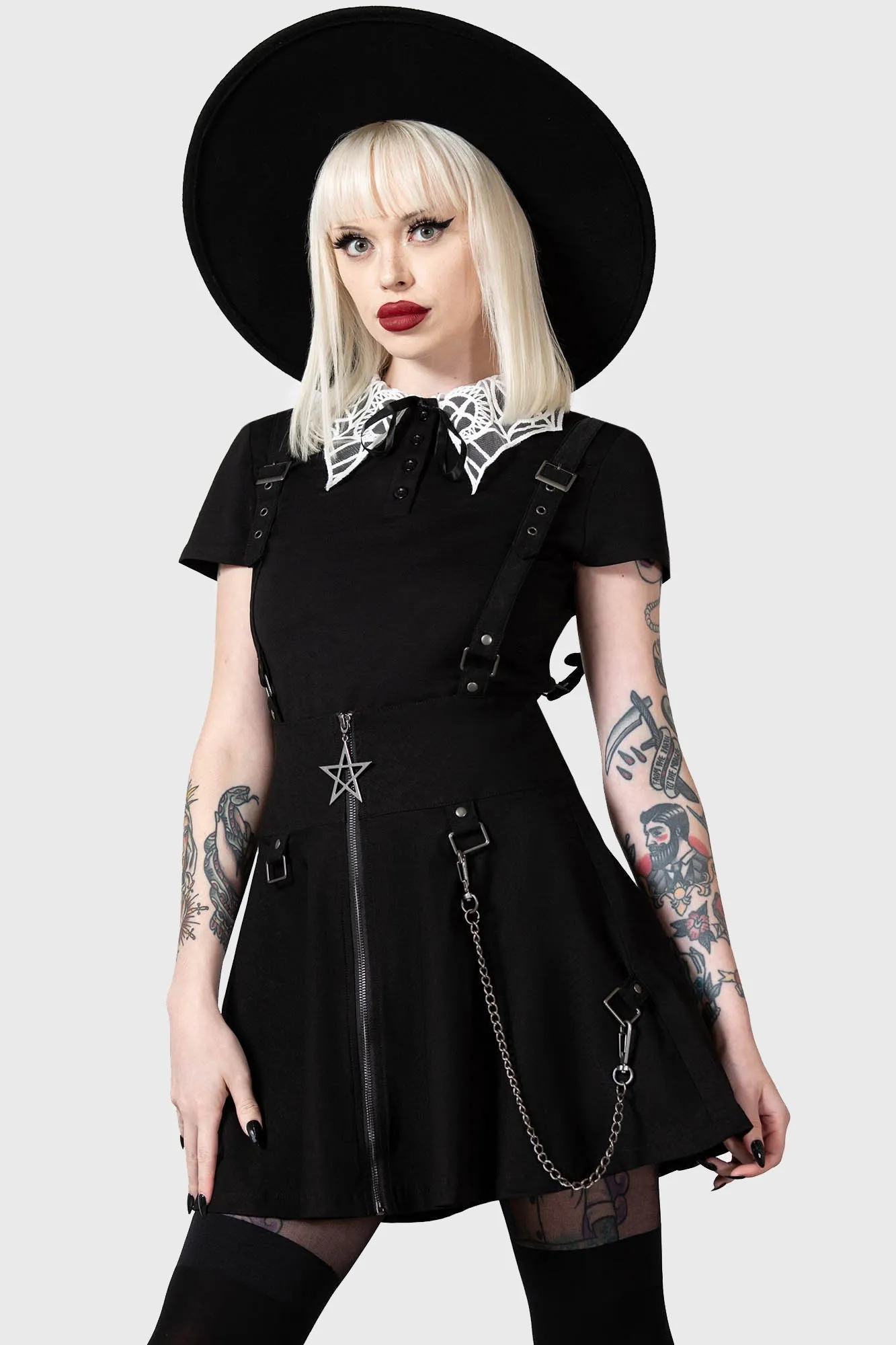 Study Hell Suspender Skirt [B] Resurrect