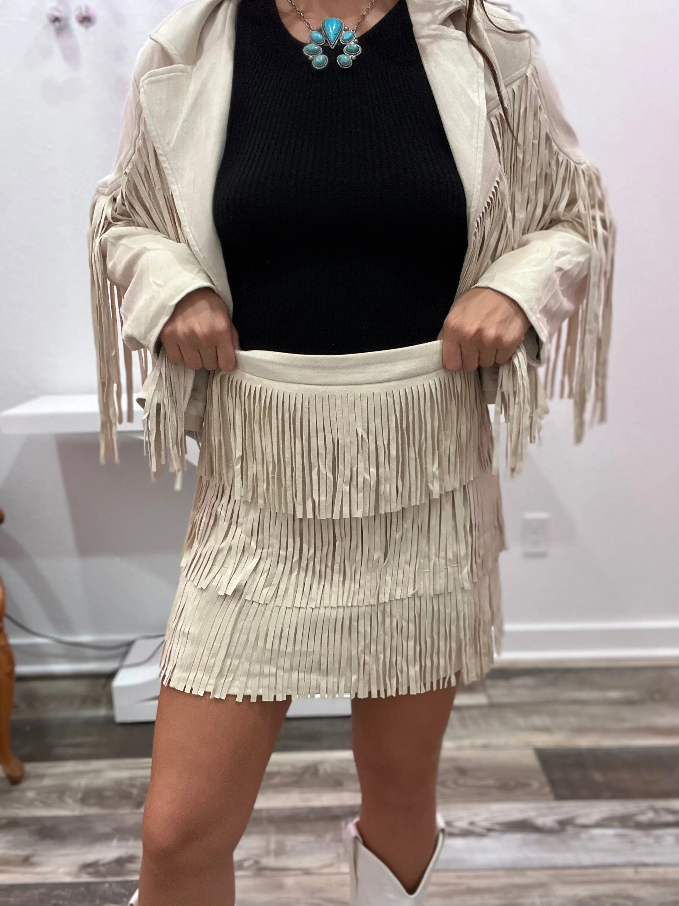 The Durango Fringe Skirt