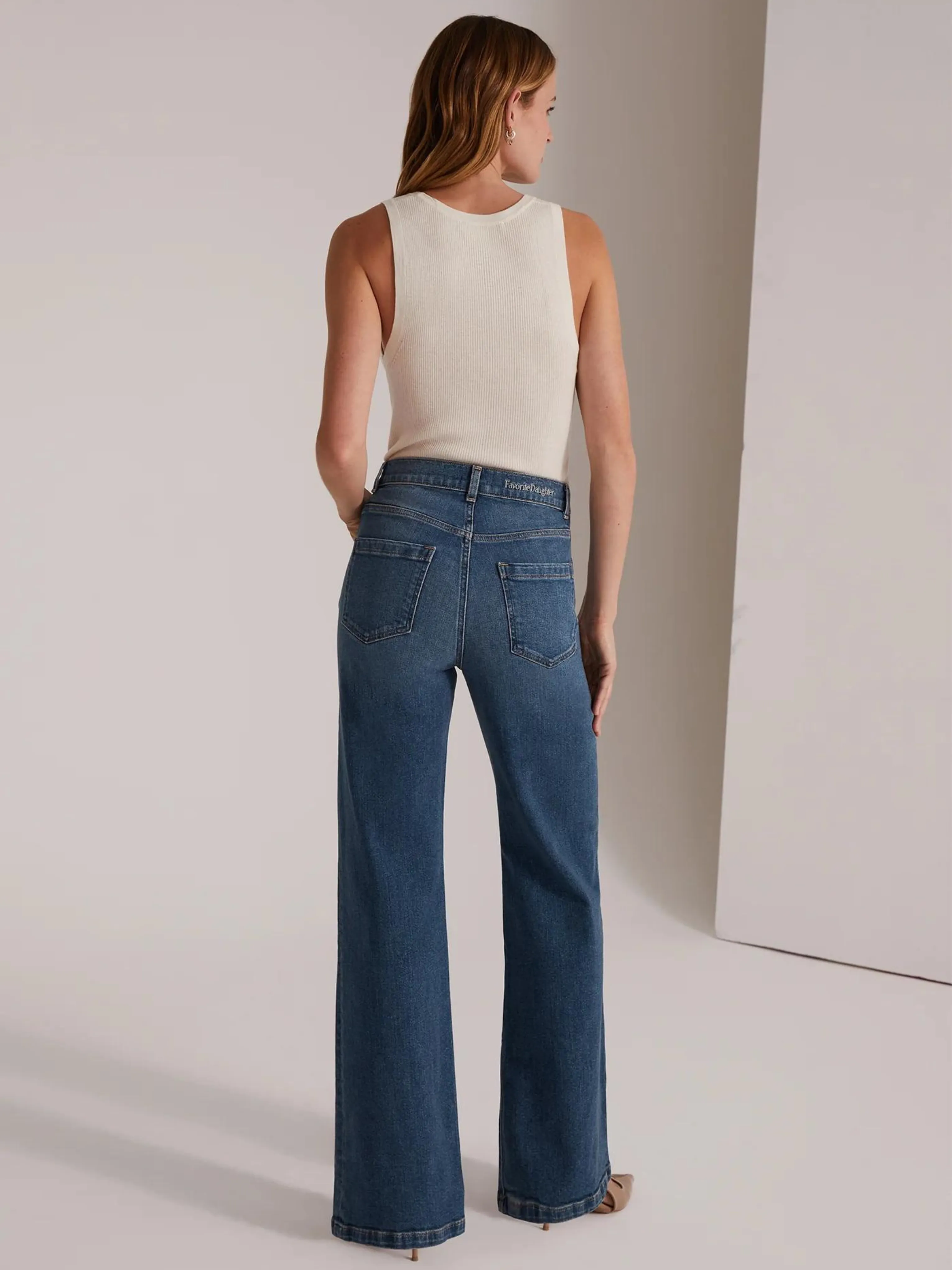 The Jordie Super High Rise Wide Leg Jeans