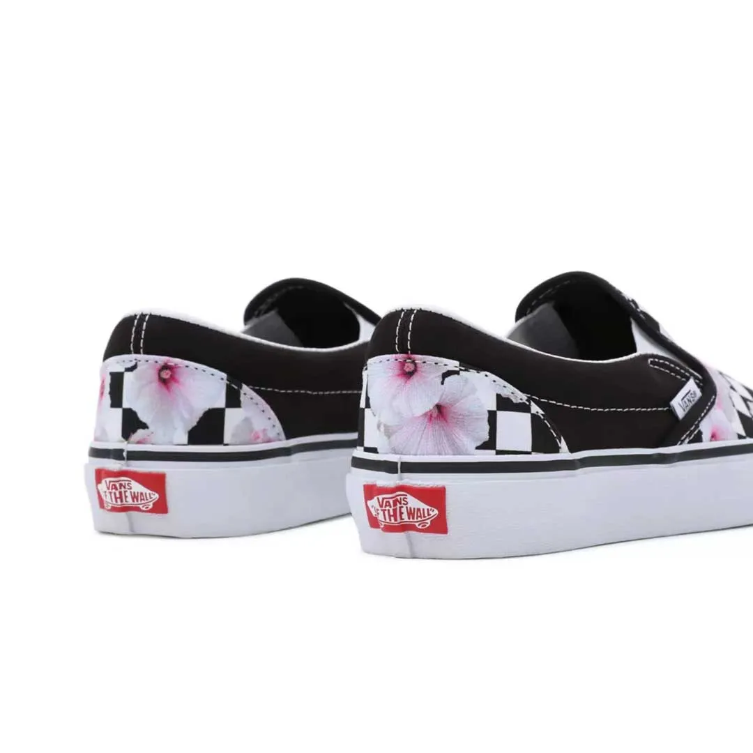 Vans - Unisex Hibiscus Check Classic Slip-On Shoes (5JLXBM8)