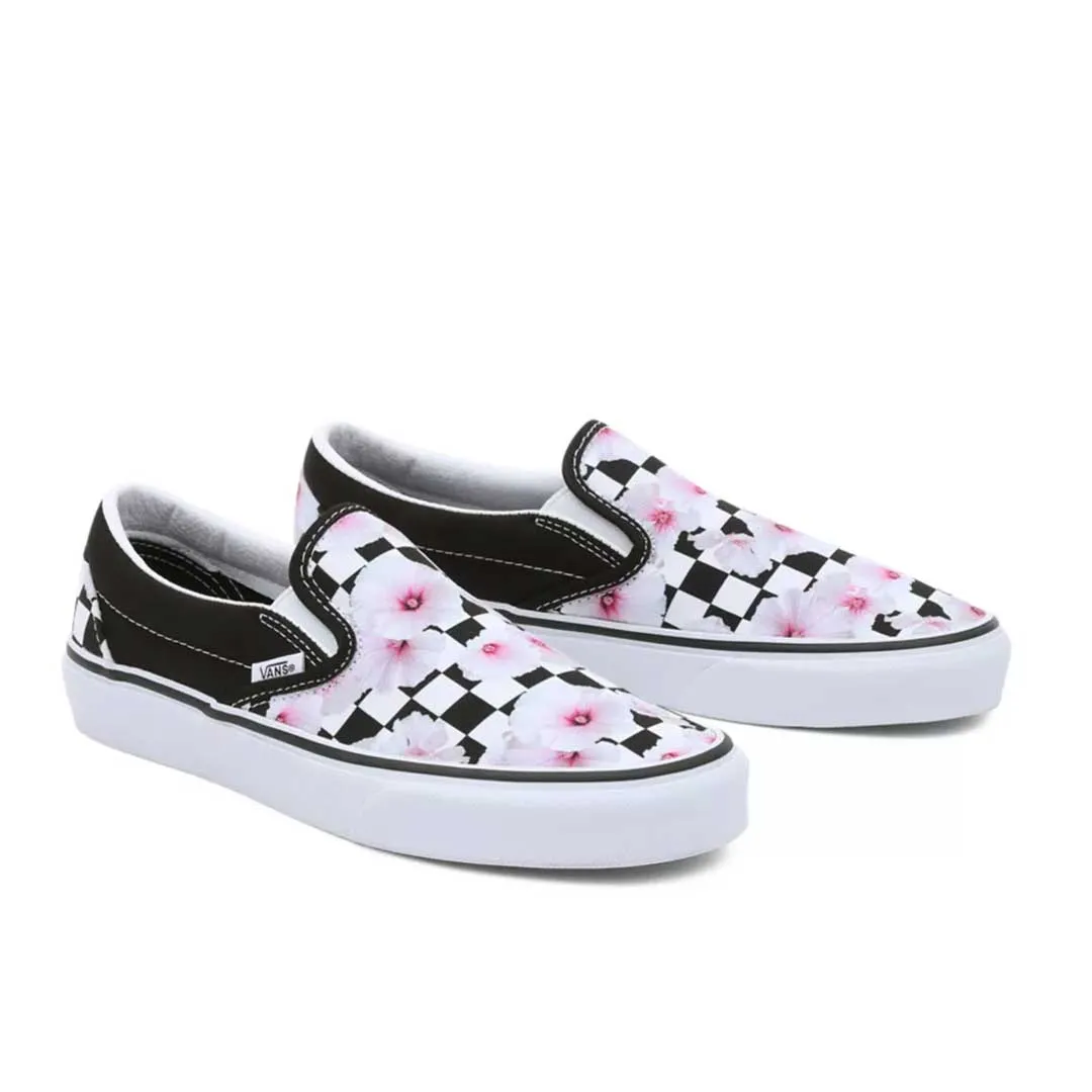 Vans - Unisex Hibiscus Check Classic Slip-On Shoes (5JLXBM8)