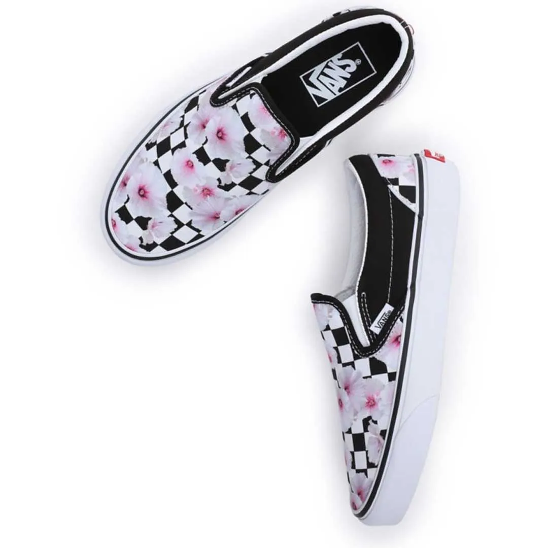 Vans - Unisex Hibiscus Check Classic Slip-On Shoes (5JLXBM8)