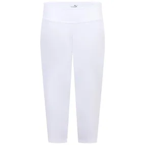 Womens Everyday Capri 3/4 Length Trousers White - SS24